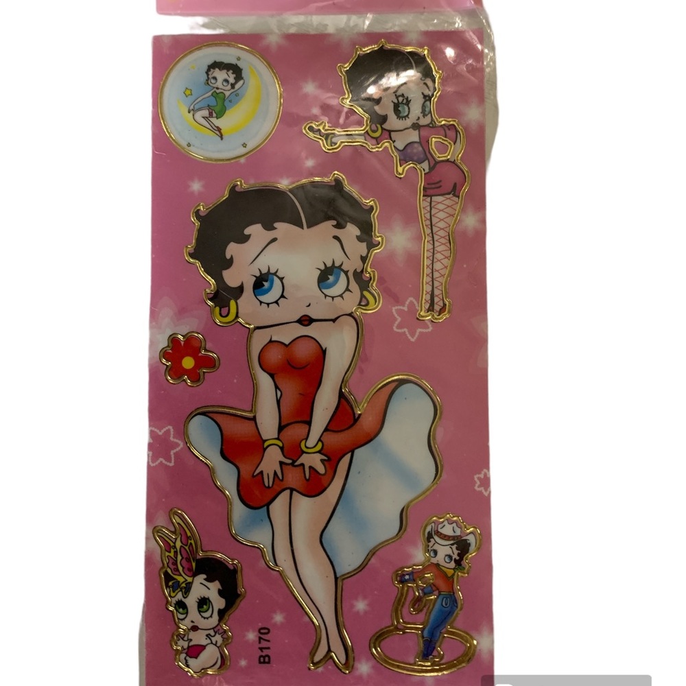 🌸.   Betty Boop sticker sheets - Picture 3 of 4